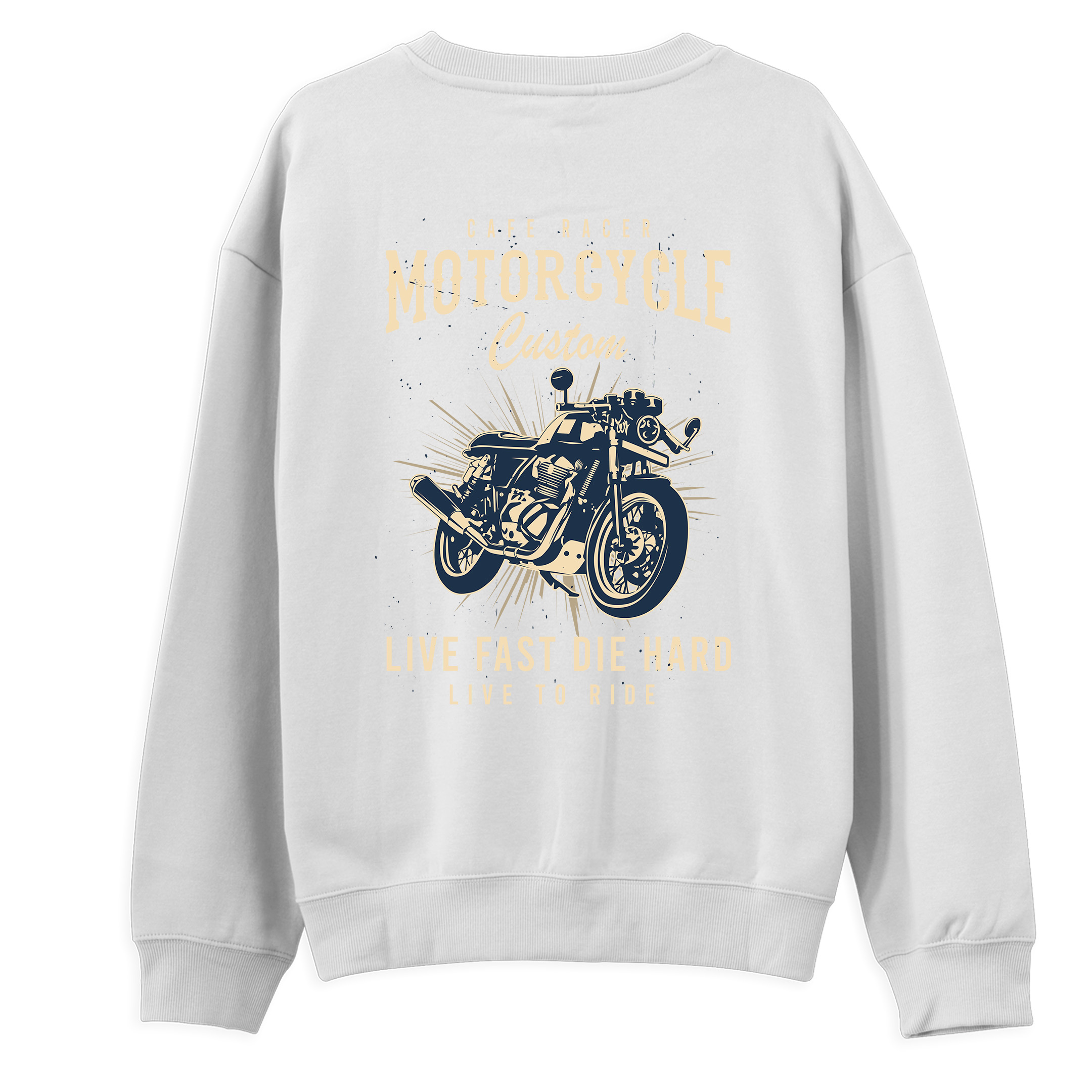 Sweatshirt motorcycle top