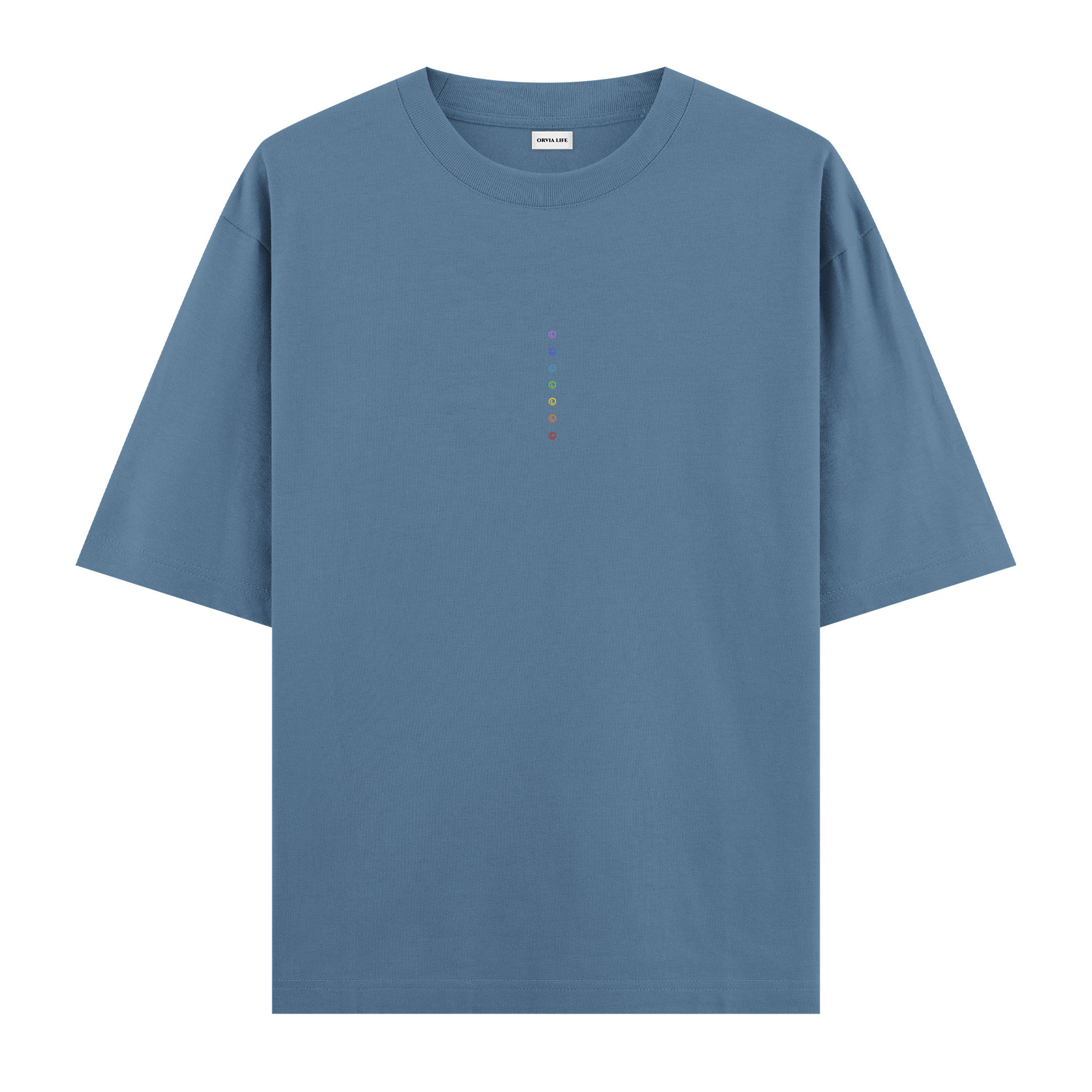 Chakra%20Yoga%20Oversize%20T-shirt%20Antrasit%20Mavi