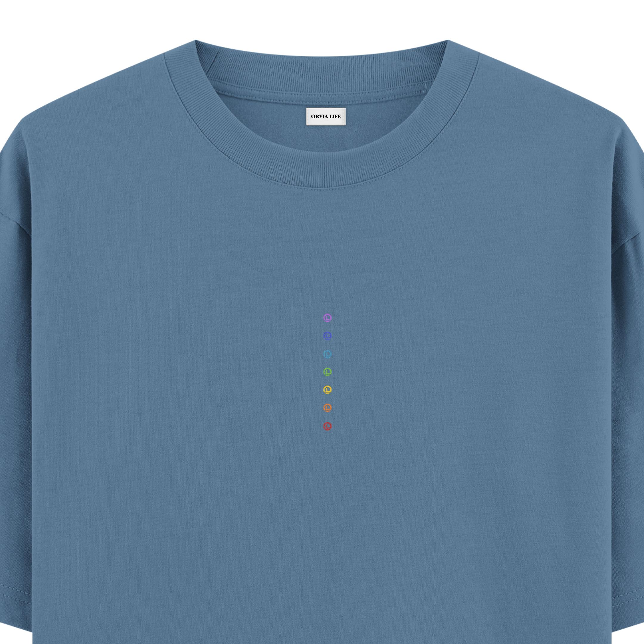 Chakra%20Yoga%20Oversize%20T-shirt%20Antrasit%20Mavi