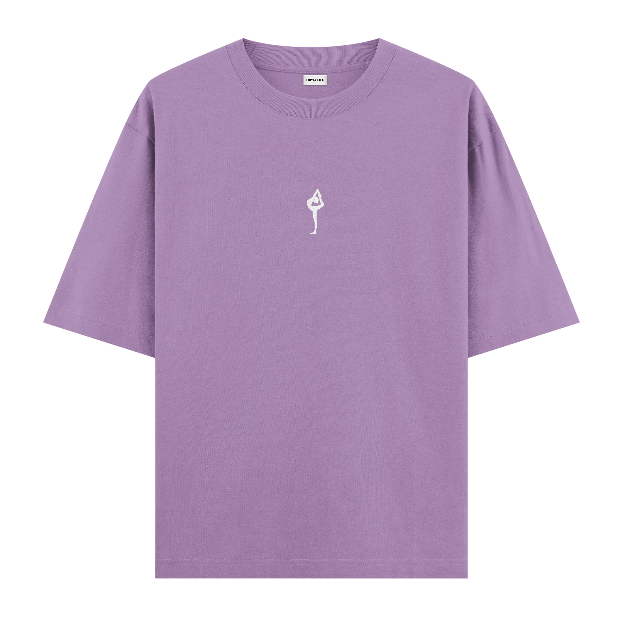 Natarajasana%20Yoga%20Oversize%20T-shirt%20Mor
