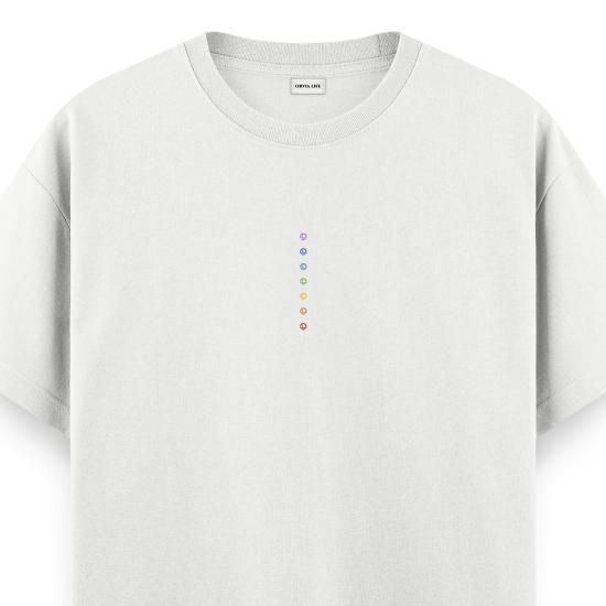 Chakra Regular T-shirt Beyaz