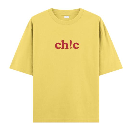 Ch!c Oversize T-shirt Sarı
